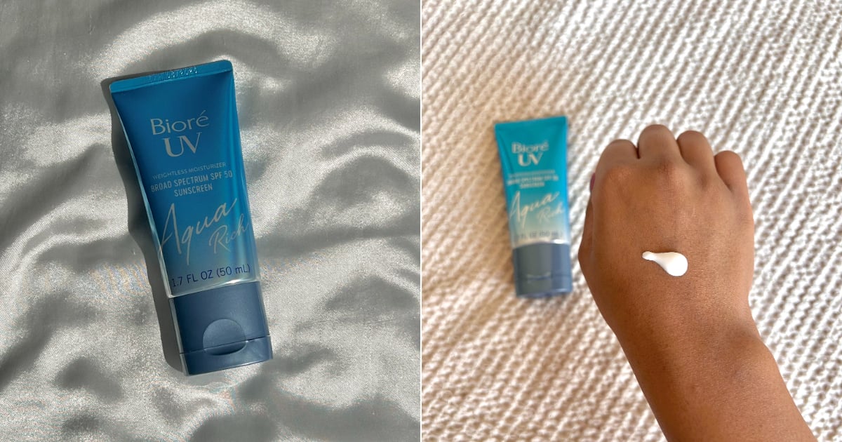 Revue de la crème solaire SPF 50 Bioré UV Aqua Rich avec photos