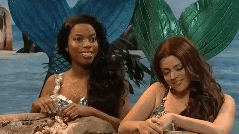 Cecily Strong Mermaid GIF par Saturday Night Live - Rechercher et partager sur GIPHY