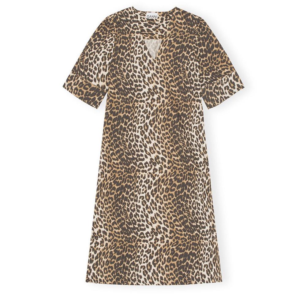 Robe midi léopard Robe midi léopard