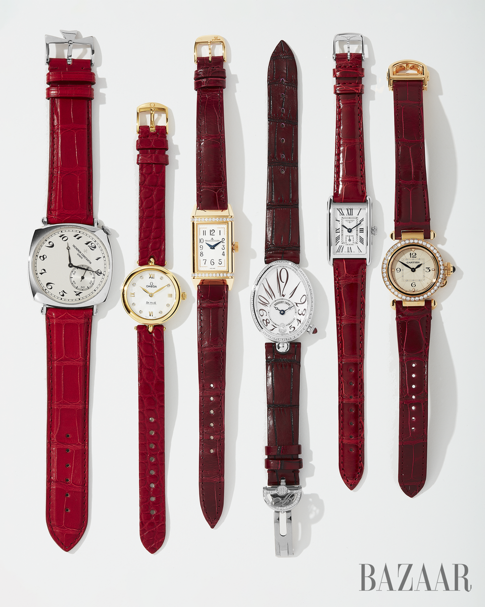 HBZ montres avec bracelets rouges
