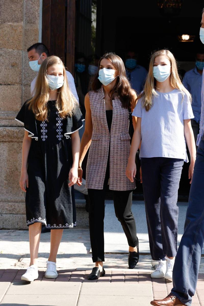 La reine Letizia et ses filles en 2020