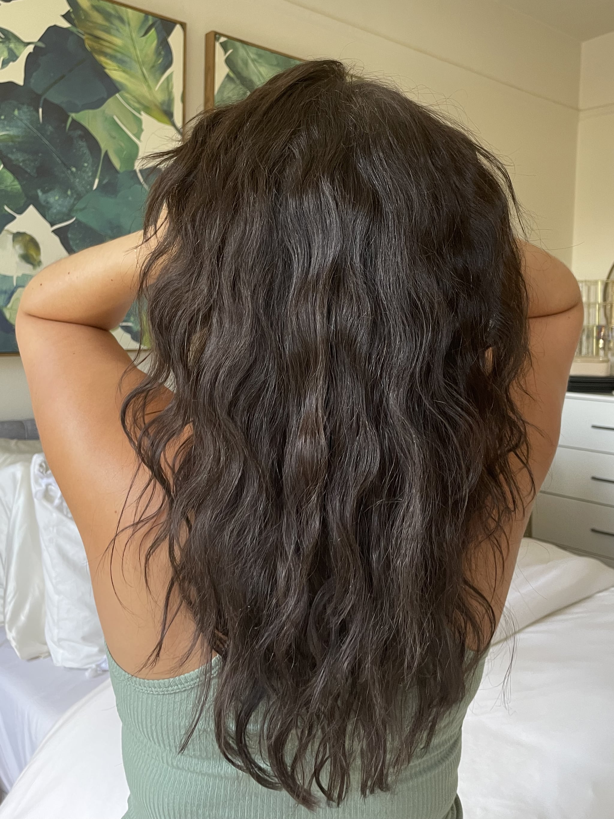 lavage des cheveux à l'envers