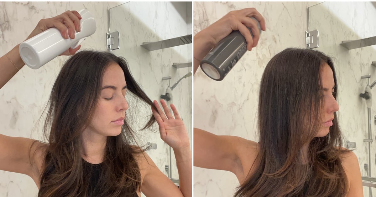 J'ai essayé le shampoing sec et l'eau de TikTok : voir les photos