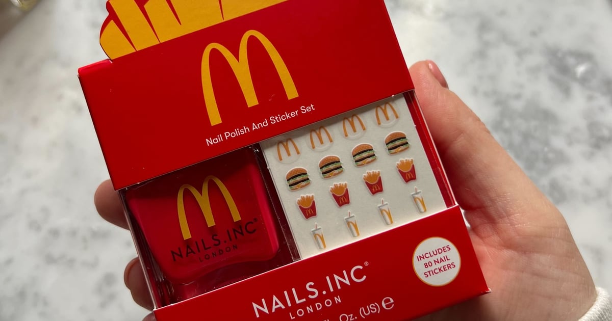 Revue de la collaboration Nails Inc X McDonald's avec photos