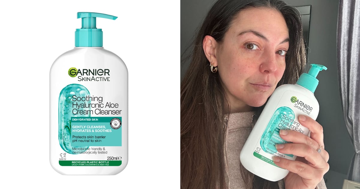 Revue de la crème nettoyante à l'acide hyaluronique Garnier avec photos