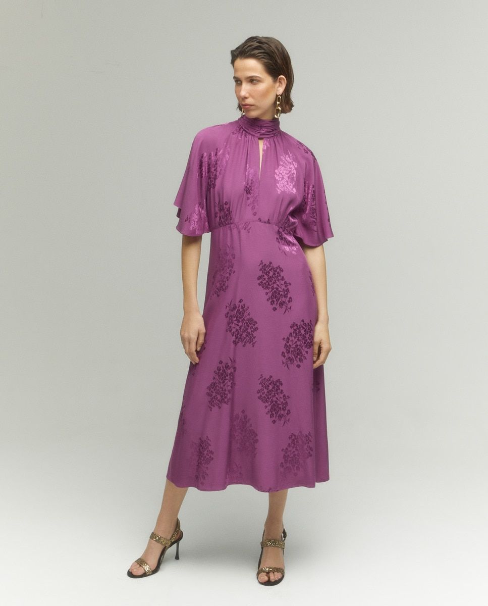 Robe mi-longue à manches courtes Tintoret