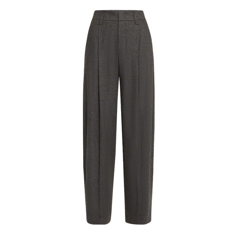 Pantalon large à chevrons