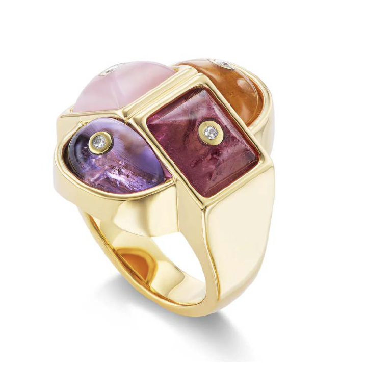 Bague de déclaration de marelle