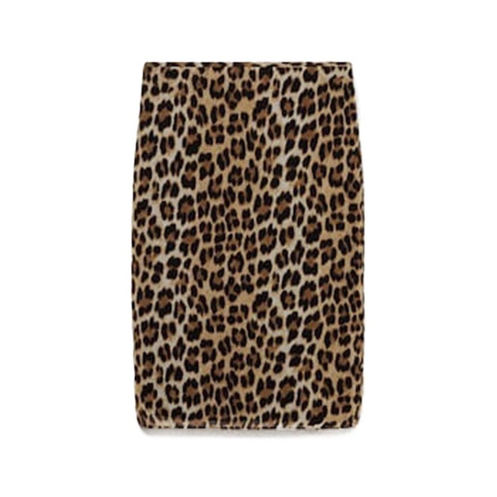 Jupe mi-longue léopard Jupe mi-longue léopard