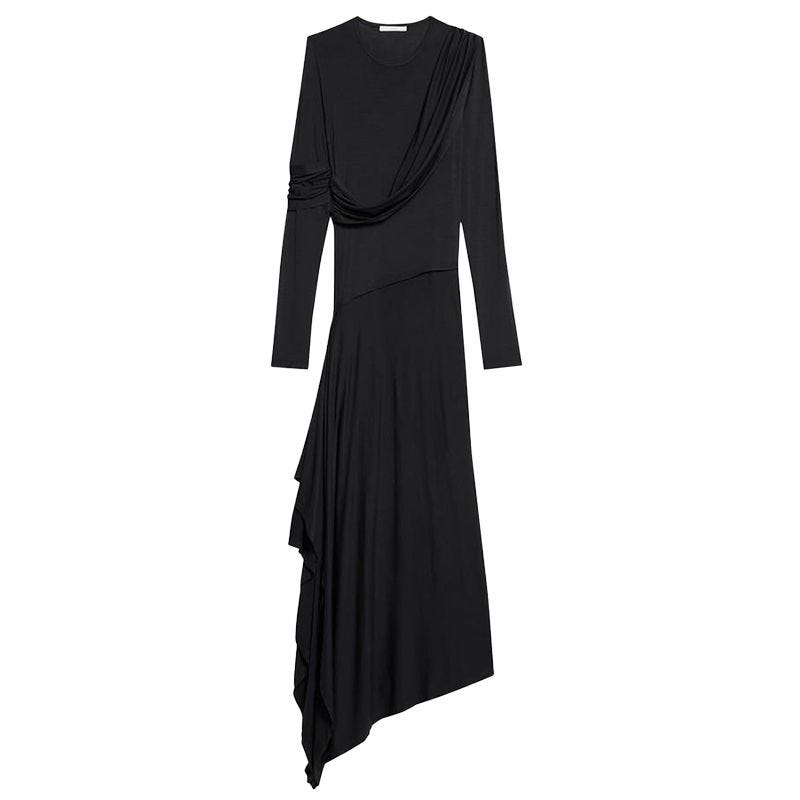 Robe de protection en tricot drapée