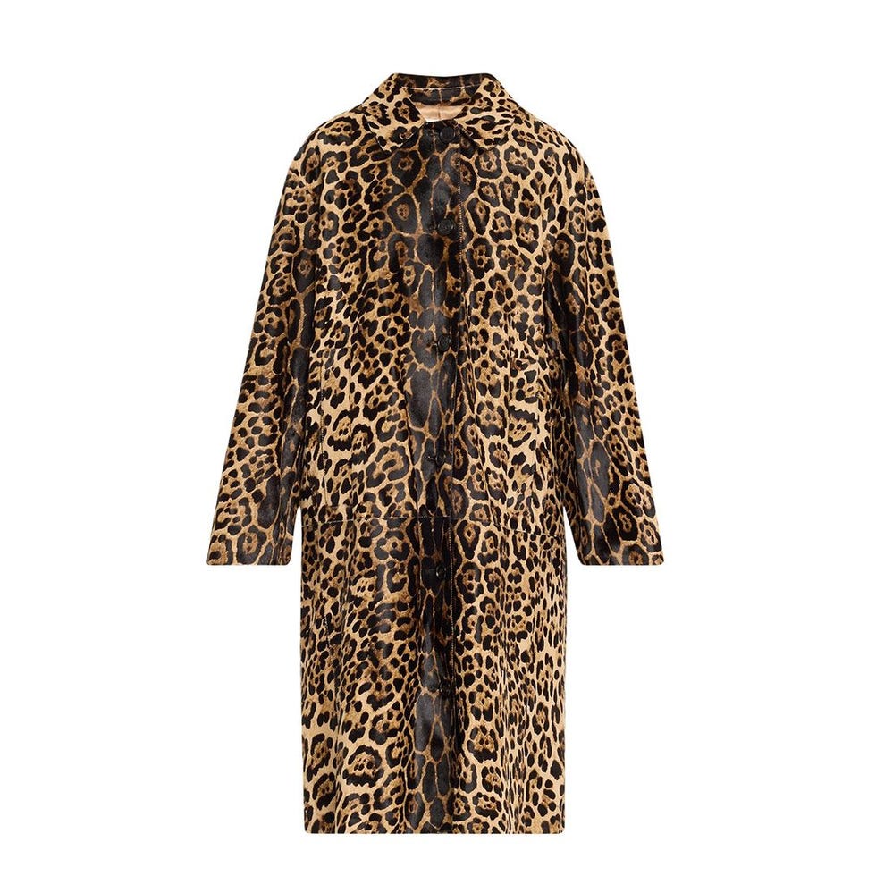 Manteau oversize à imprimé Jaguar