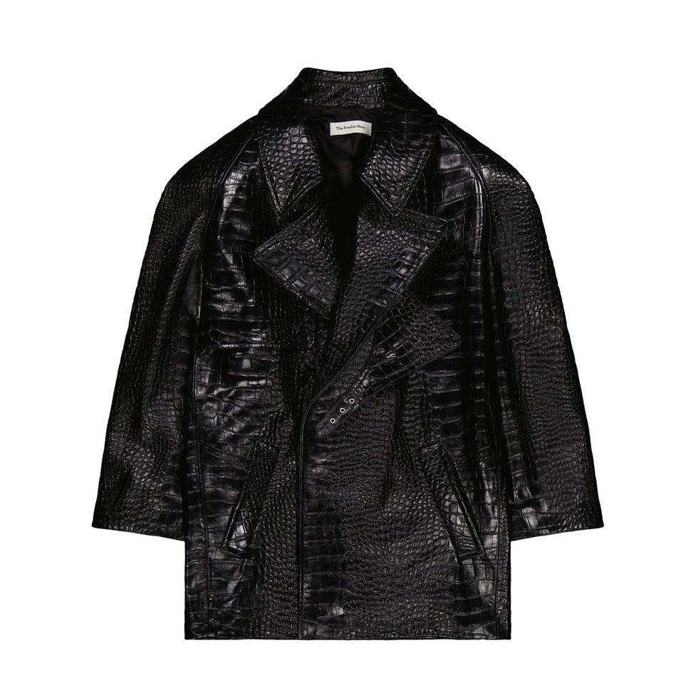 Manteau en similicuir Jackie