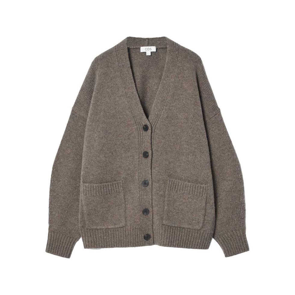 Cardigan en gros cachemire mélangé