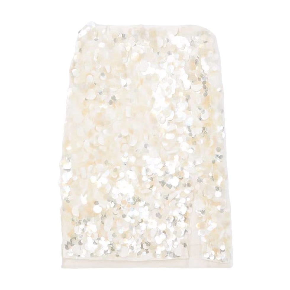 Jupe en organza ornée Rohe