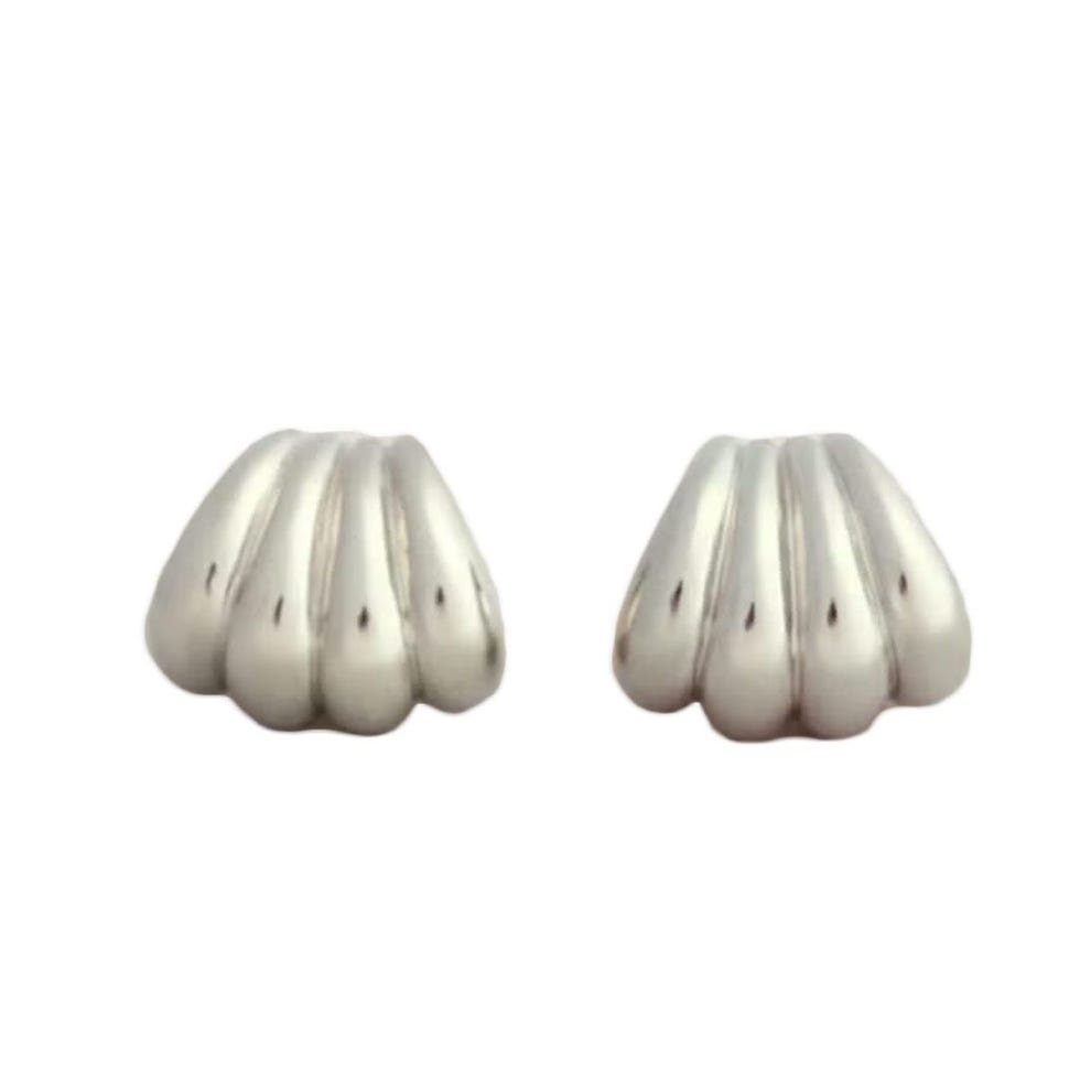 Boucles d'oreilles Gaia Pétoncle Argent