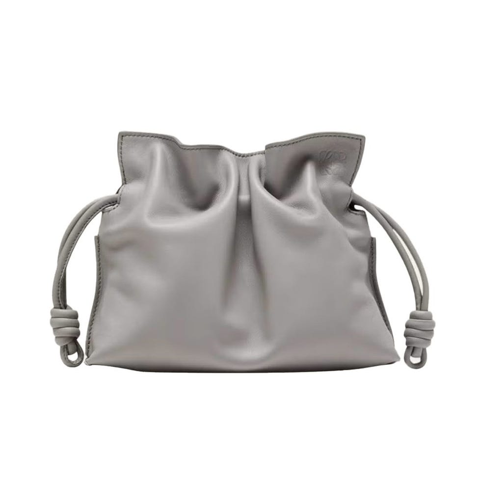 Mini pochette Flamenco en cuir Napa avec anagramme embossé à l'aveugle