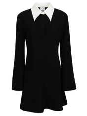 Mini-robe trapèze ajustée Courrèges Polo