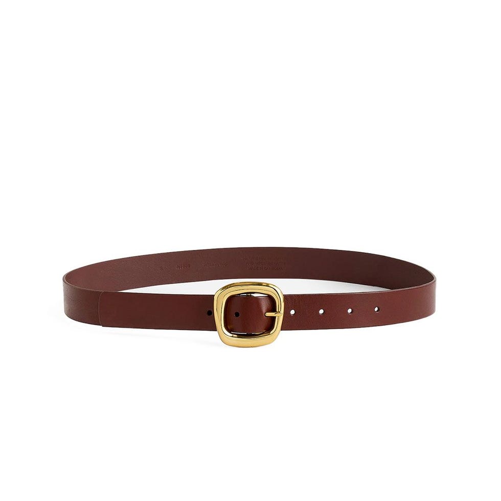 Ceinture à boucle sculpturale