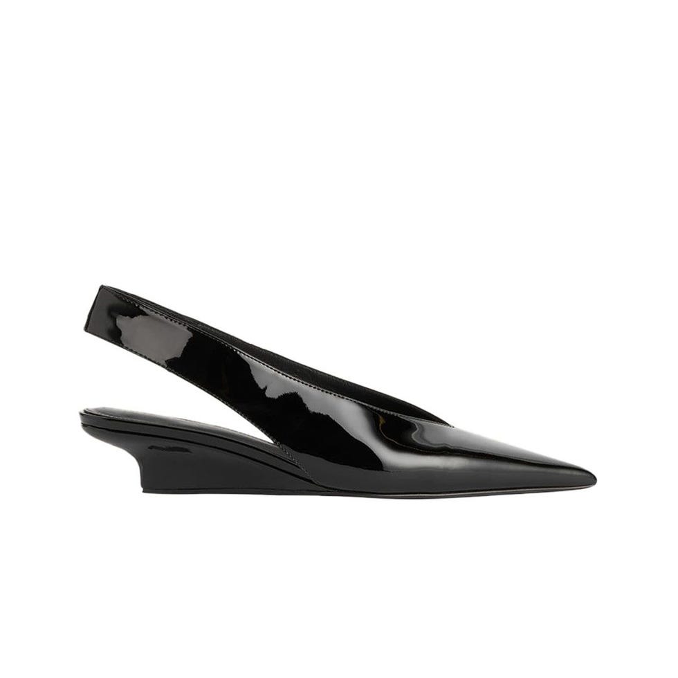 Escarpins compensés brevetés à bride arrière