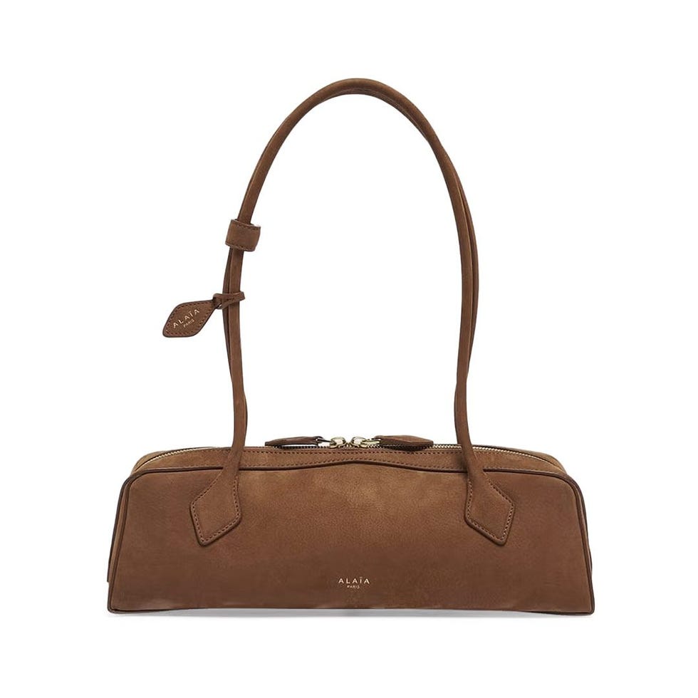 Le Teckel Sac à bandoulière en daim moyen