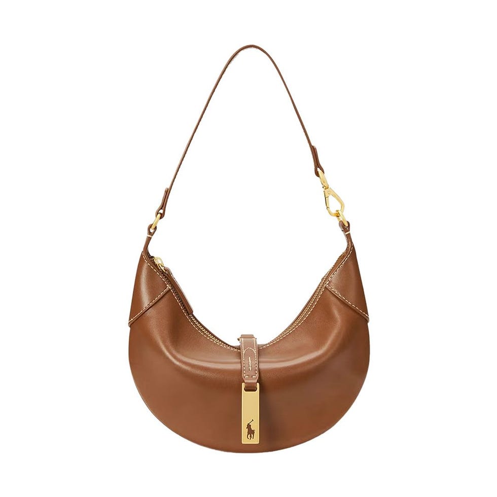 Petit sac porté épaule en cuir Polo ID