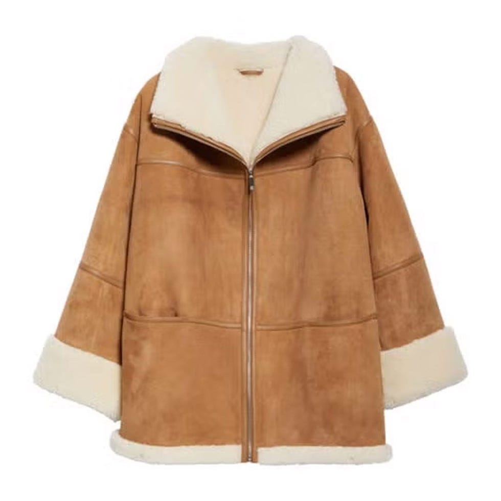 Veste en peau de mouton véritable Signature Veste en peau de mouton véritable Signature