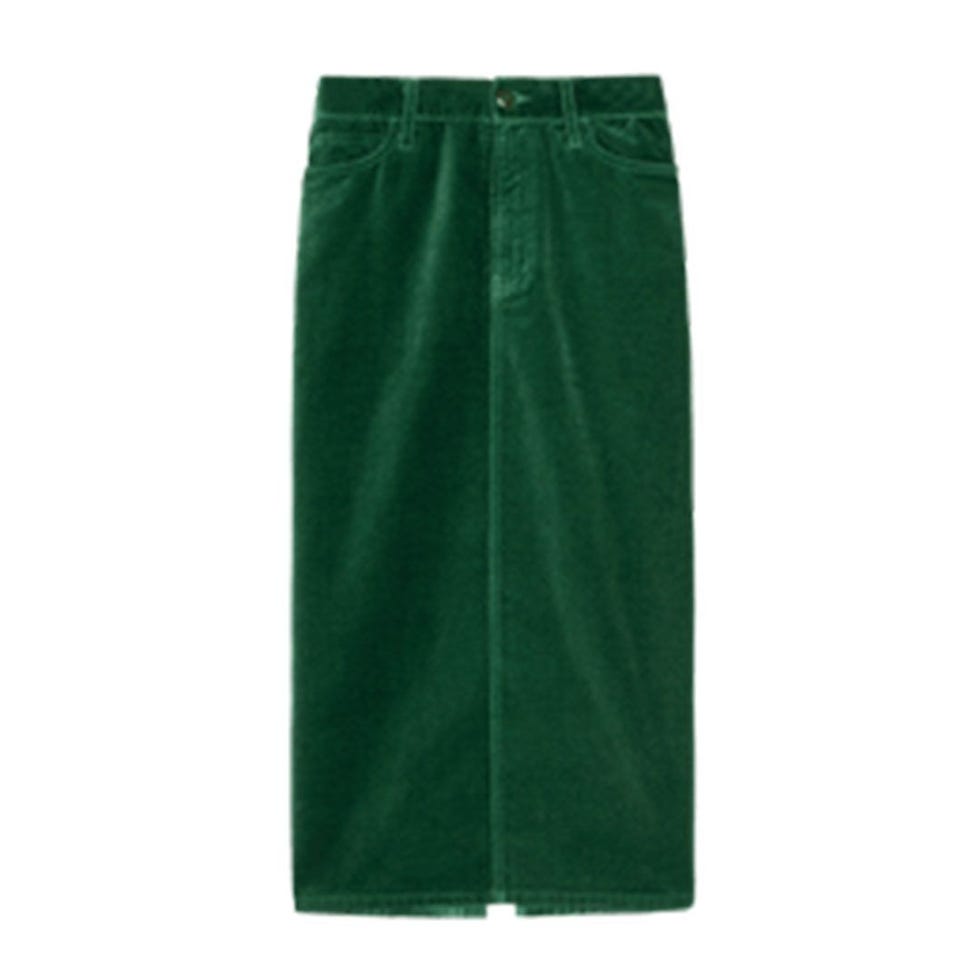 Jupe de colonne en velours