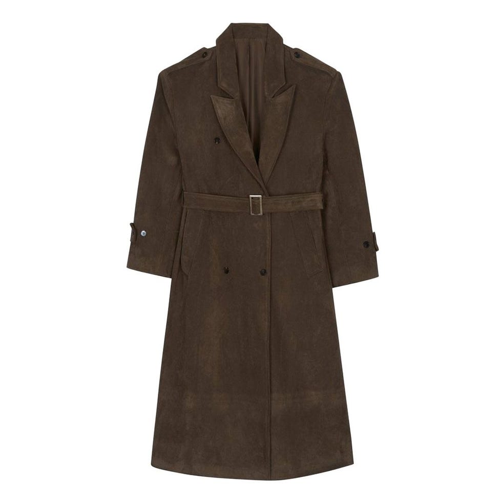 Peoria fausse trench en daim