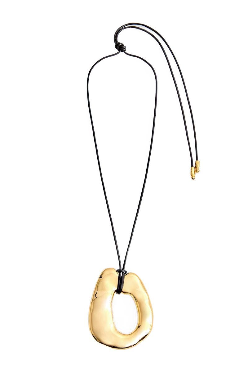 Collier pendentif fondu