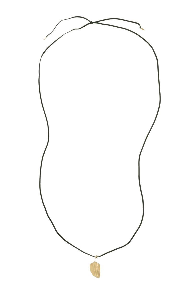 Feuilles collier en or de 18 karats