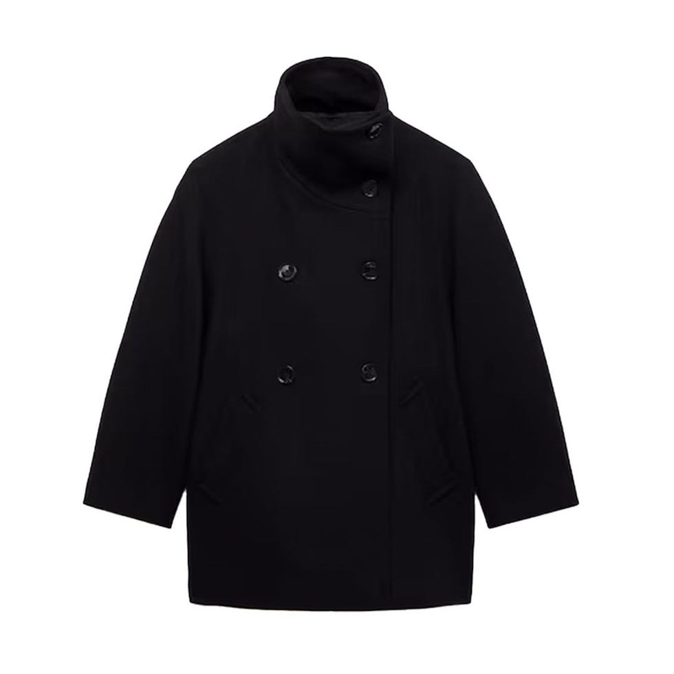 Manteau en laine midi