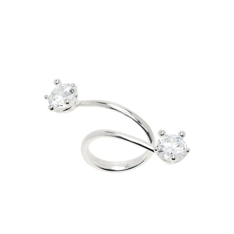 Anneau moyen de constellation d'argent Anneau moyen de constellation d'argent