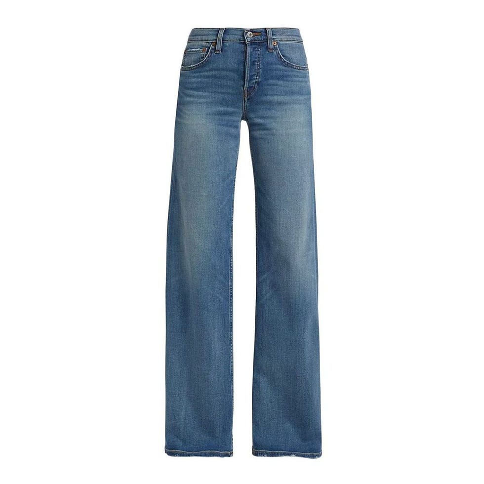 Jeans à jambes droites de la hauteur Jeans à jambes droites de la hauteur