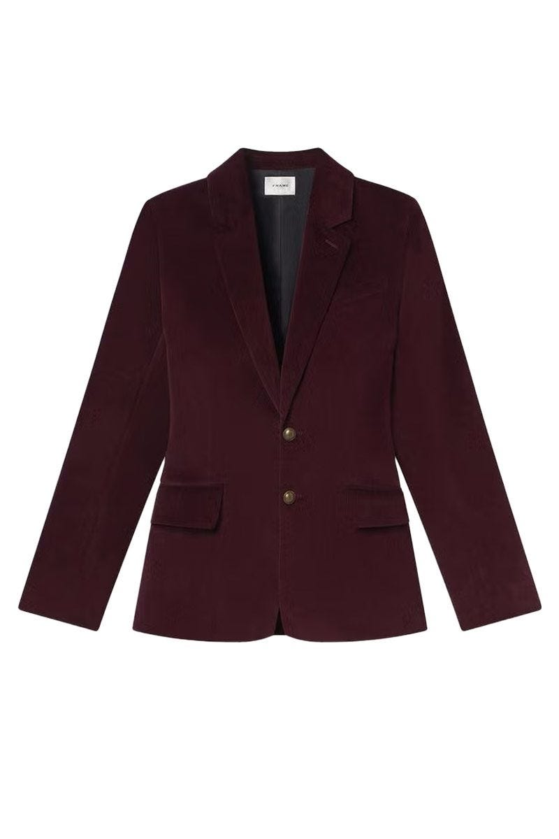 Blazer en velours de tous les jours Blazer en velours de tous les jours