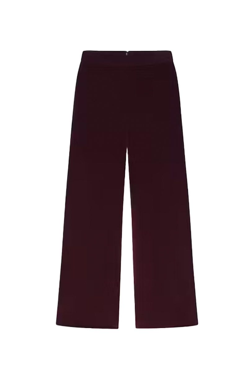 Pantalon à jambes larges en velours Pantalon à jambes larges en velours
