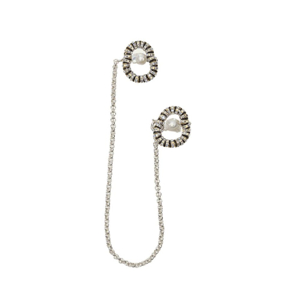 Broche de perles enchaînées de Paris