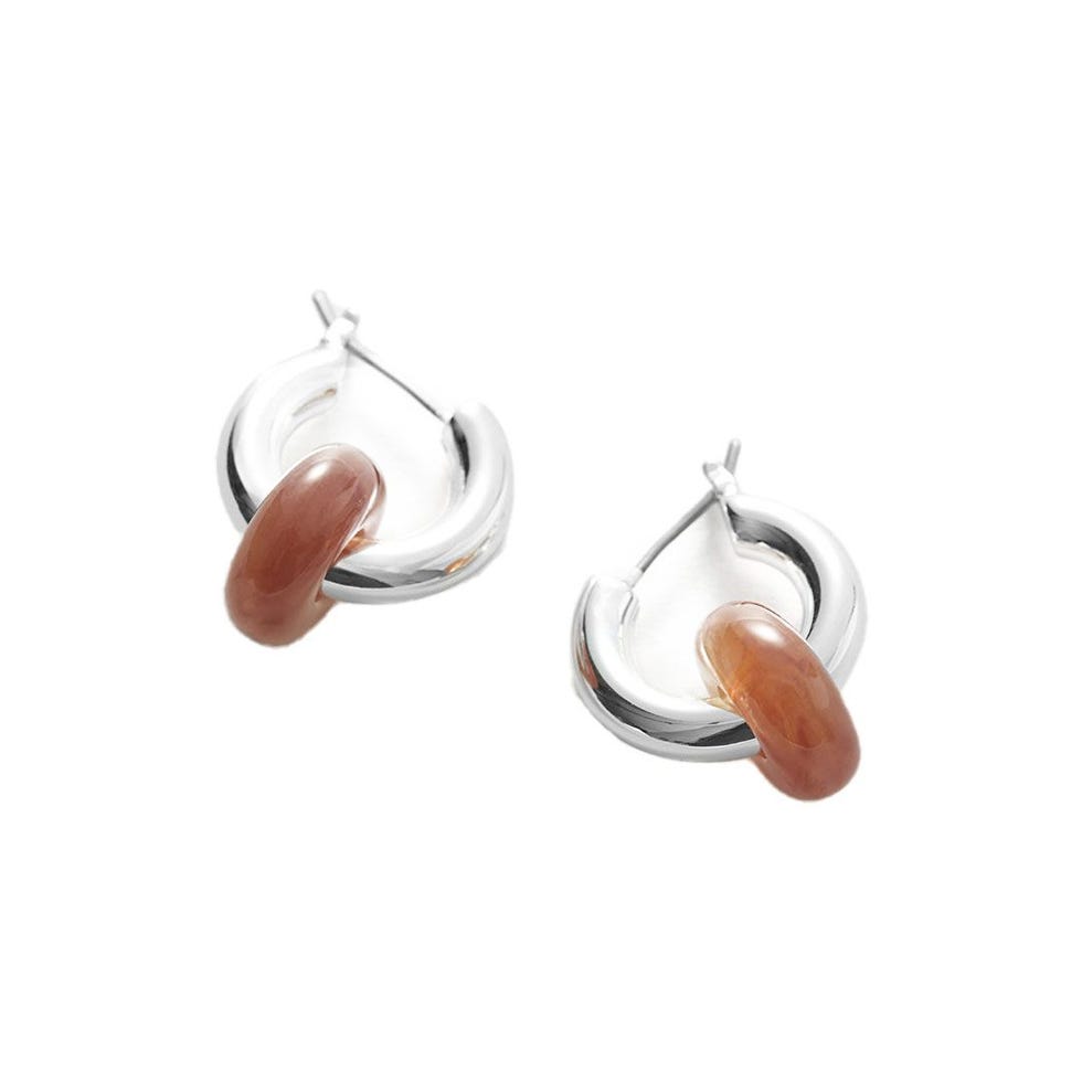 Boucles d'oreilles en pierre vibrantes Boucles d'oreilles en pierre vibrantes