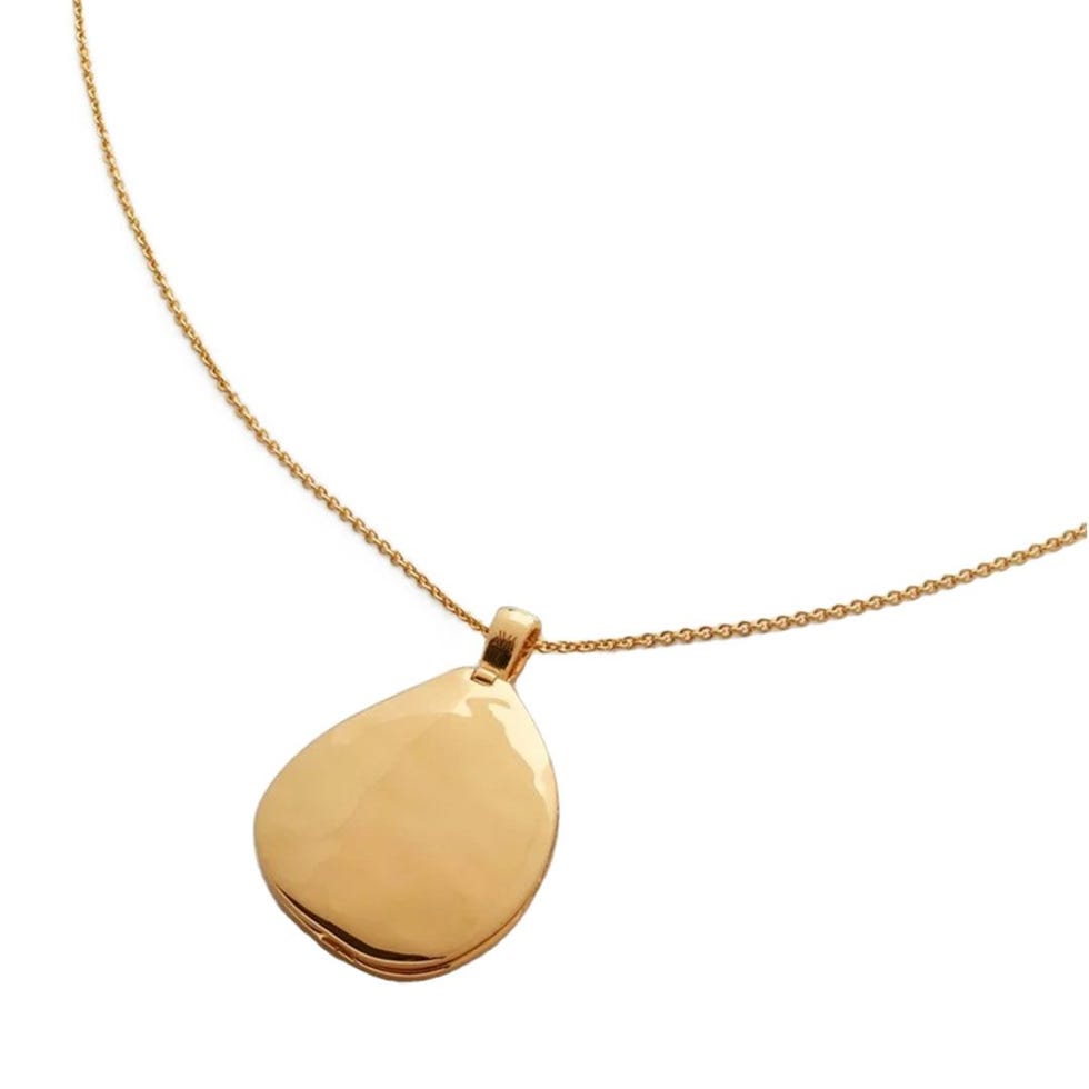 Collier de chaîne fin de médaillon Deia Pebble Collier de chaîne fin de médaillon Deia Pebble