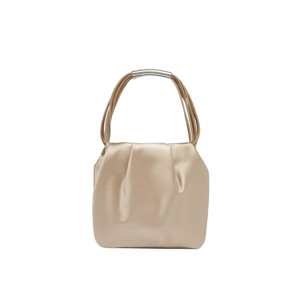 Mini Pochon Satin Top-Handle Sac Mini Pochon Satin Top-Handle Sac