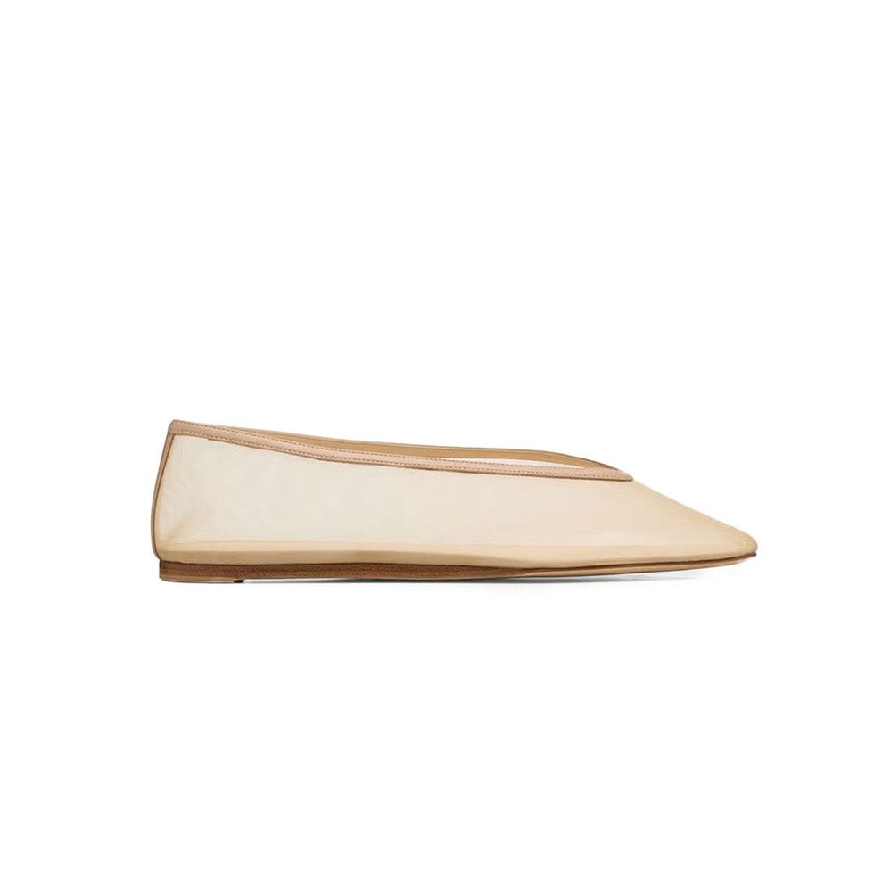 Luna Sheer Mesh Ballerina Flats Luna Sheer Mesh Ballerina Flats