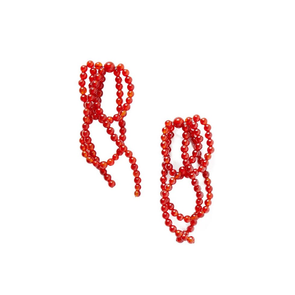 Boucles d'oreilles en perles d'agate argent recyclées Boucles d'oreilles en perles d'agate argent recyclées