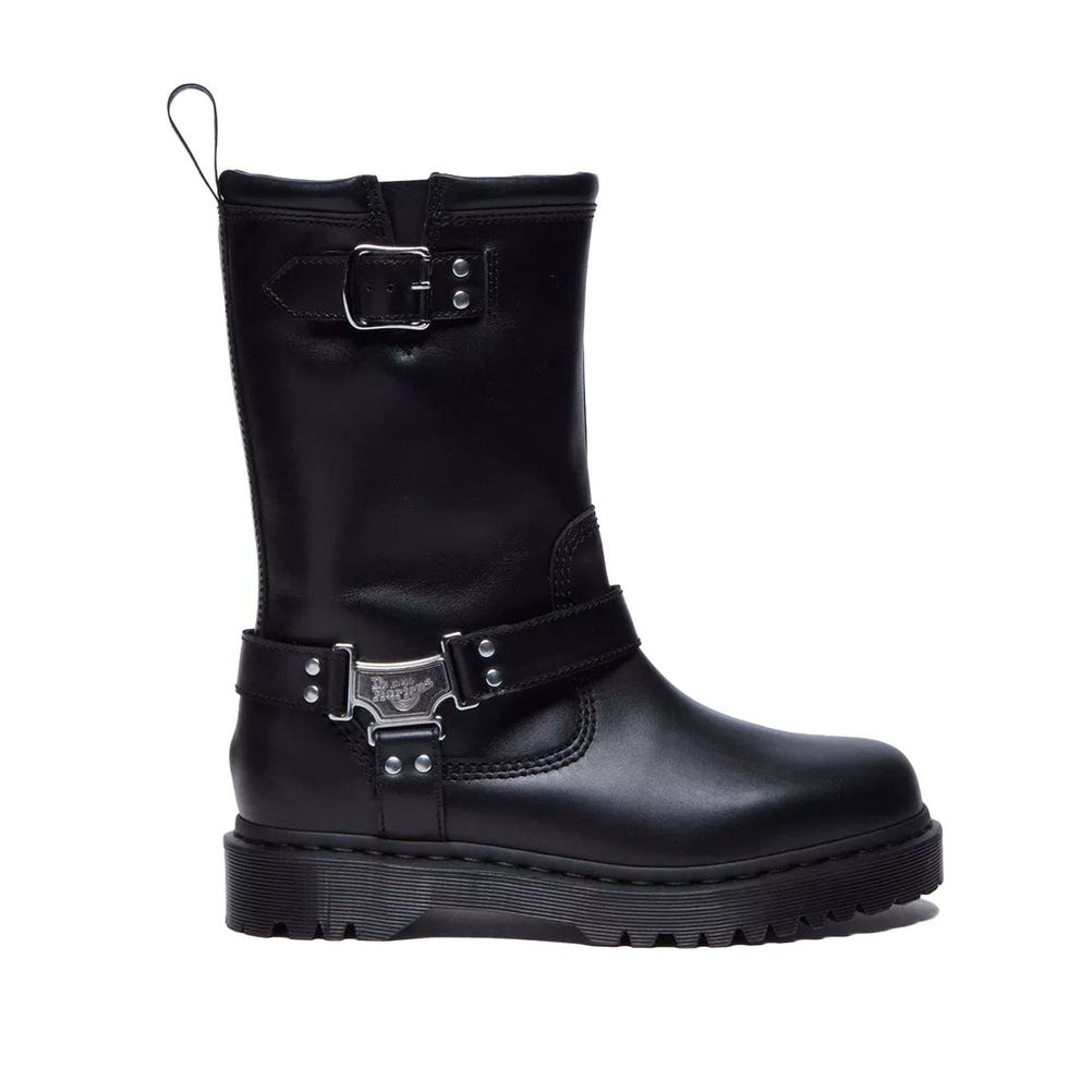 Bottes de motard en cuir anistone salut Bottes de motard en cuir anistone salut