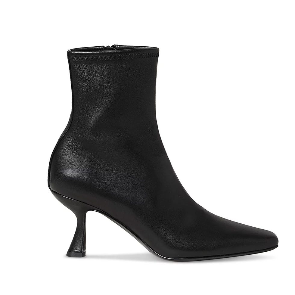 Bottes de cheville à talon incurvé Bottes de cheville à talon incurvé