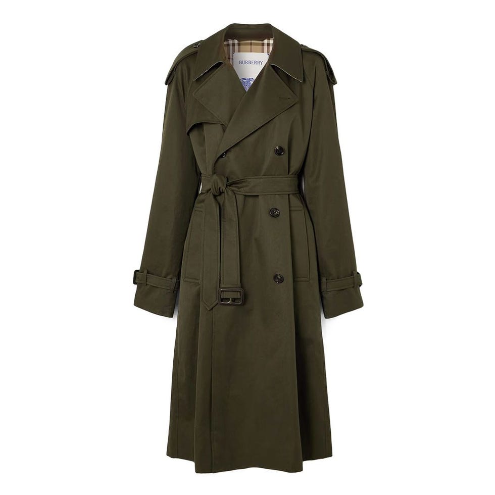 Trench-trench-gabardine à double poitrine Trench-trench-gabardine à double poitrine