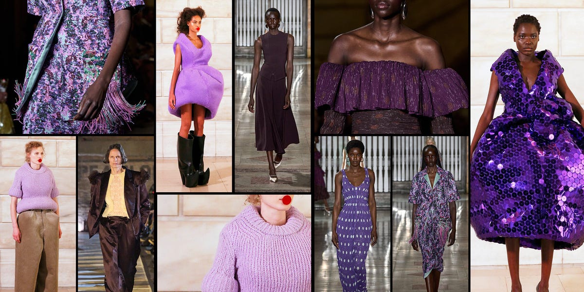 Le violet est-il la nouvelle couleur pour l'automne?