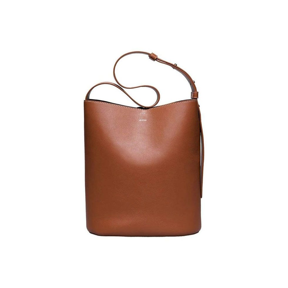 Tote de seau en cuir Norma