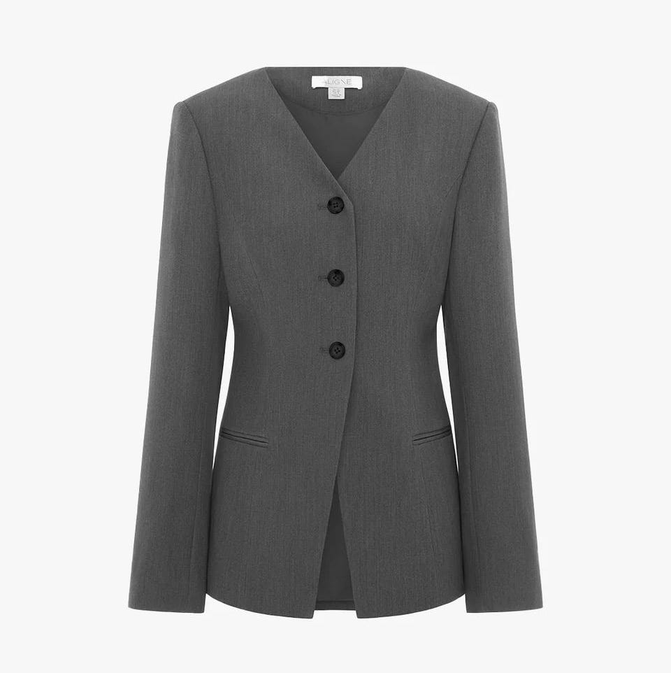 Blazer à la taille du cou Daphne V Blazer à la taille du cou Daphne V