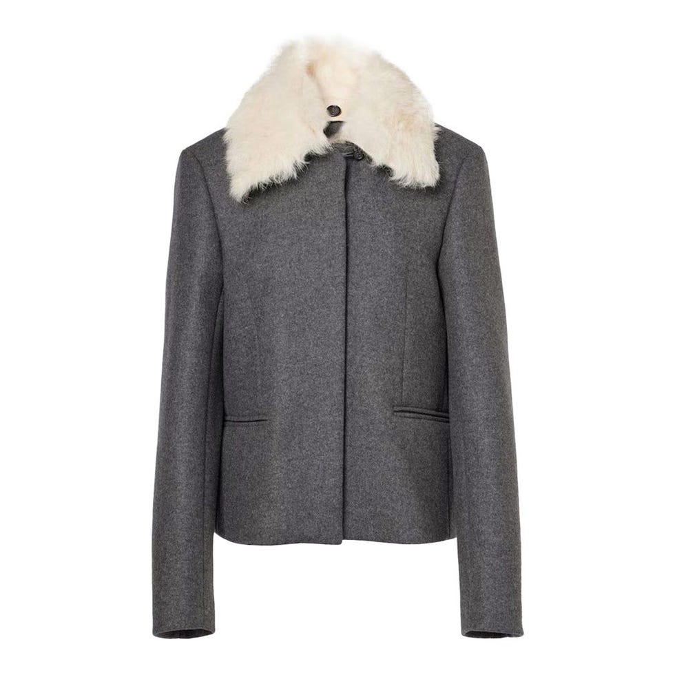 Veste de mélange de laine à cisaillement