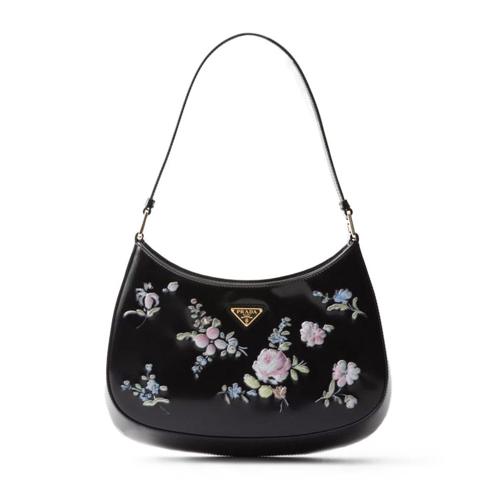 Sac à bandoulière brossé à imprimé Cleo