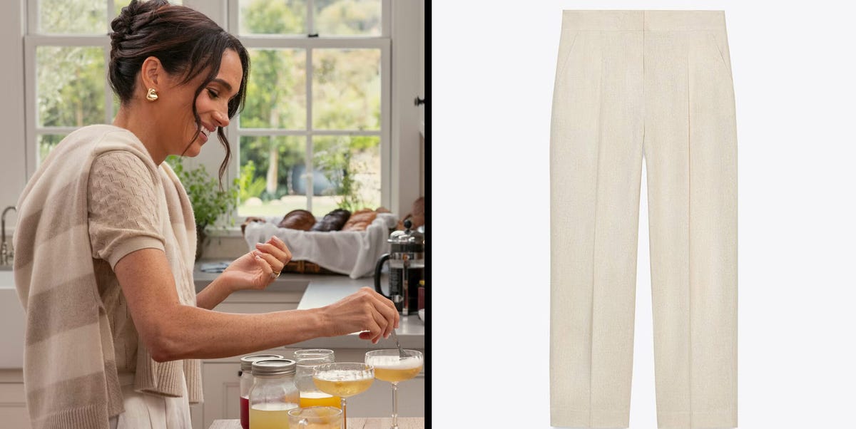 Achetez le pantalon en lin Zara de 50 $ de Meghan Markle de avec amour, Meghan